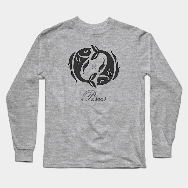 Pisces 2 Long Sleeve T-Shirt by inotyler